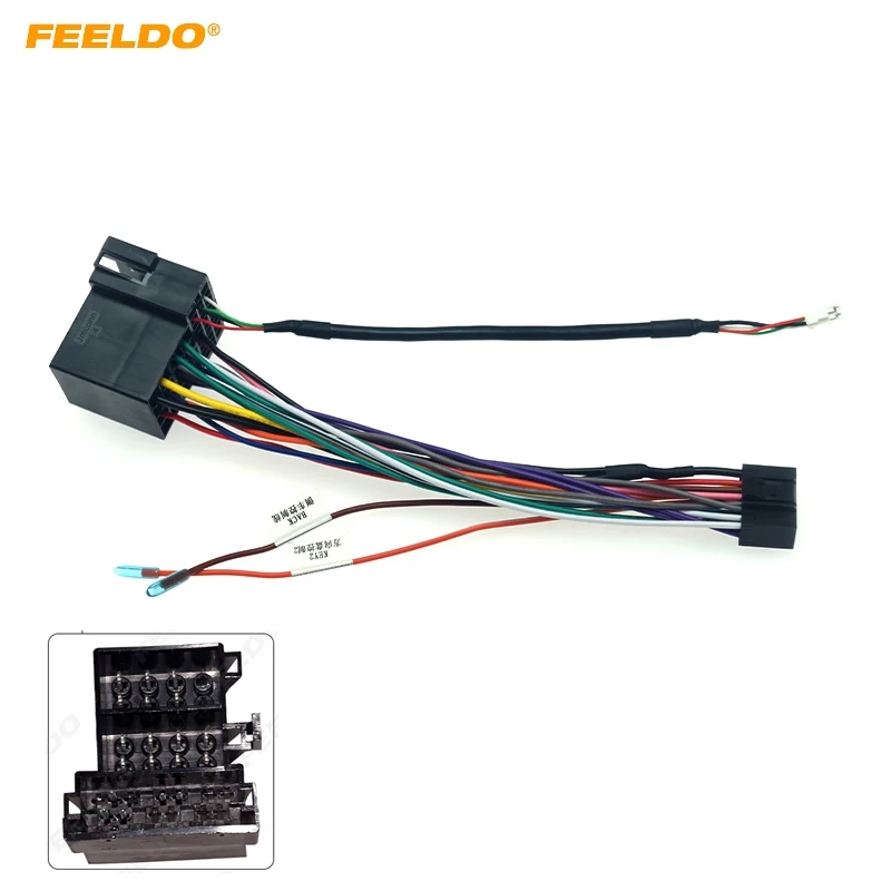 FEELDO Car 16pin Wiring Harness USB Adapter For Hyundai Verna/Accent/Forte/Cerato/Sorento/Sportage/Soul Stereo Installation
FEELDO Car 16pin Wiring Harness USB Adapter For Hyundai Verna/Accent/Forte/Cerato/Sorento/Sportage/Soul Stereo Installation