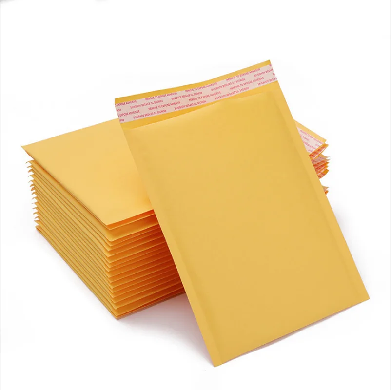 50pcs/lot Kraft Paper Bubble Envelopes Bags Padded Mailers Shipping Envelope With Bubble Mailing Packaging Bag Gift Wrap Storage
50pcs/lot Kraft Paper Bubble Envelopes Bags Padded Mailers Shipping Envelope With Bubble Mailing Packaging Bag Gift Wrap Storage