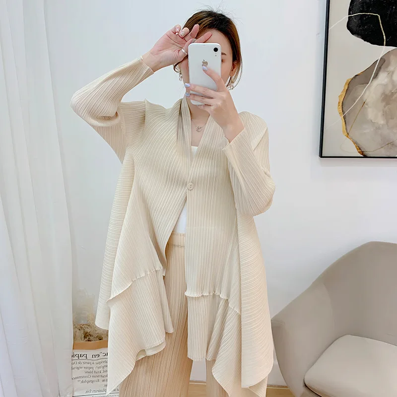 Pleated Cardigan 2021 Summer New Purple Pink Irregular Coat Loose Large Air Conditioning Room
Pleated Cardigan 2021 Summer New Purple Pink Irregular Coat Loose Large Air Conditioning Room
