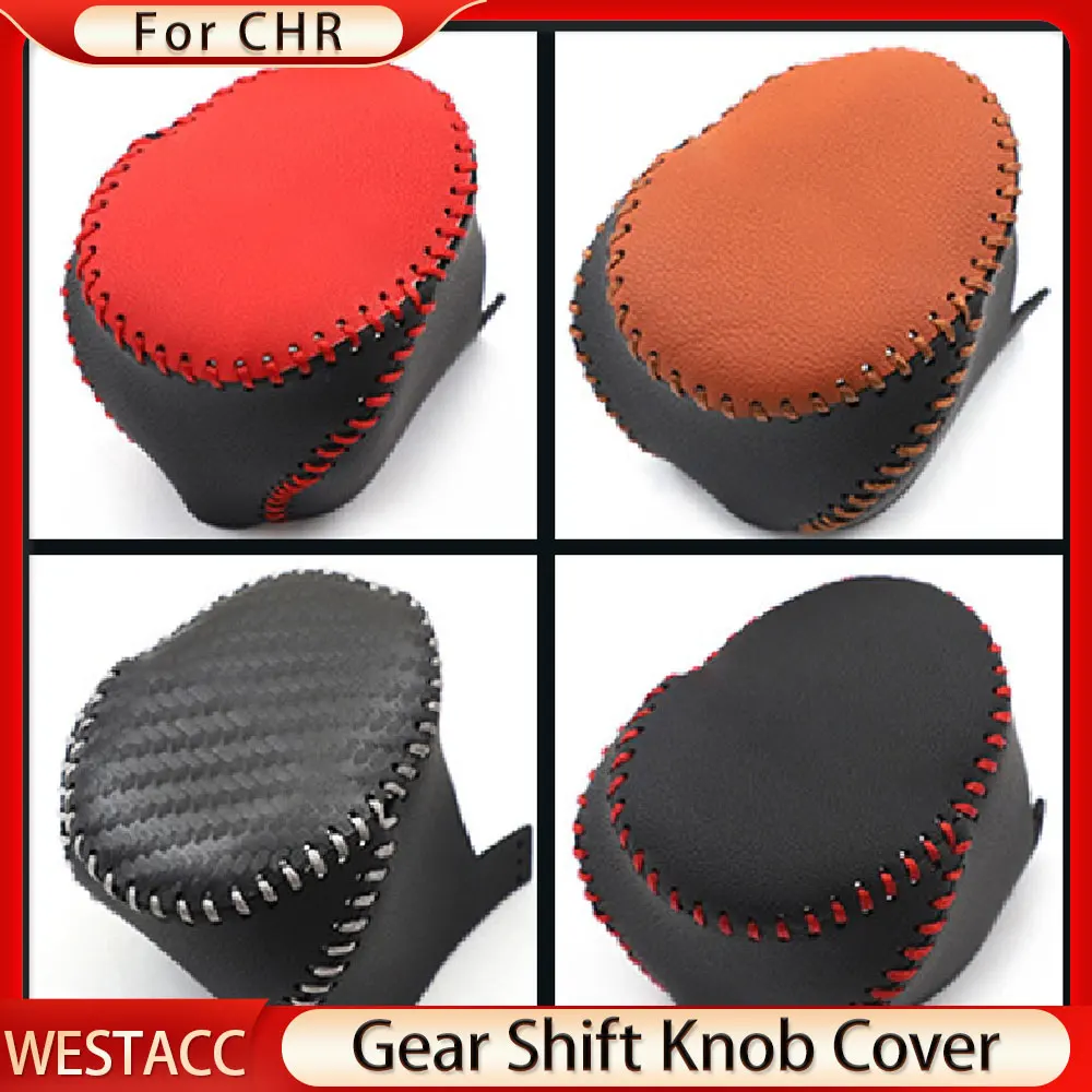 Genuine Leather Car Gear Head Shift Knob Cover Gear Shift Collars for Toyota CHR C-HR C HR 2016 - 2021 AT Accessories
Genuine Leather Car Gear Head Shift Knob Cover Gear Shift Collars for Toyota CHR C-HR C HR 2016 - 2021 AT Accessories