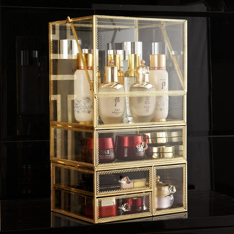 Holiday Gift Jewelry Cosmetic Boxes with Brush Holder Mskeup Storage Display Case Including 3 Pieces Set
Holiday Gift Jewelry Cosmetic Boxes with Brush Holder Mskeup Storage Display Case Including 3 Pieces Set