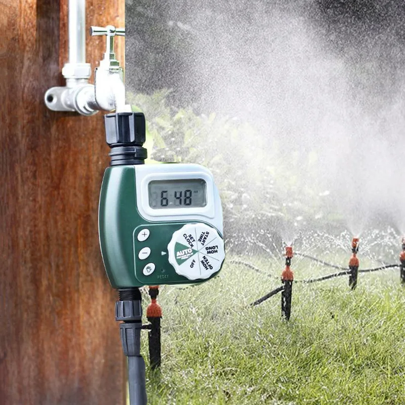 Home Garden Irrigation Timer Garden Irrigation Controller Solenoid Valve Timer Flower Irrigator
Home Garden Irrigation Timer Garden Irrigation Controller Solenoid Valve Timer Flower Irrigator