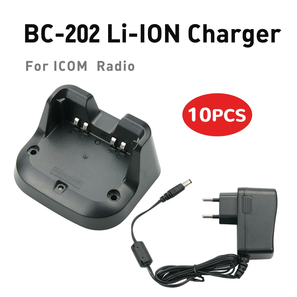 10x BC-202 Rapid Charger for ICOM ID-31A ID-31E ID-51A ID-51E Radios BP-271/BP-272 Battery Charger
10x BC-202 Rapid Charger for ICOM ID-31A ID-31E ID-51A ID-51E Radios BP-271/BP-272 Battery Charger