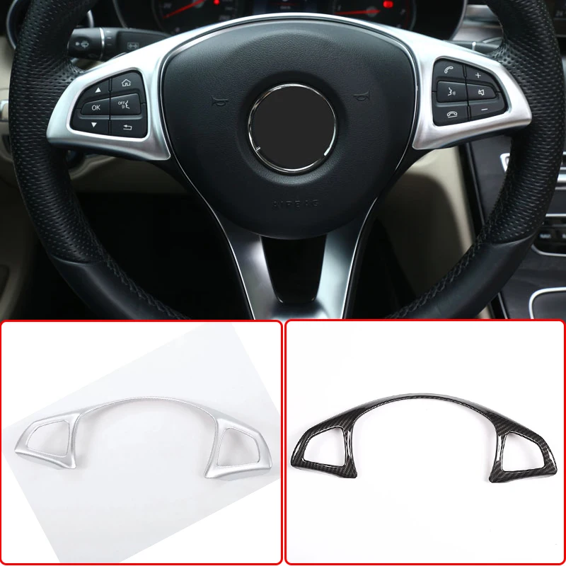 ABS Chrome Style Car Steering Wheel Decoration Frame Trim Cover Sticker For Mercedes Benz C GLC E Class W205 W213 C200 GLC260
ABS Chrome Style Car Steering Wheel Decoration Frame Trim Cover Sticker For Mercedes Benz C GLC E Class W205 W213 C200 GLC260