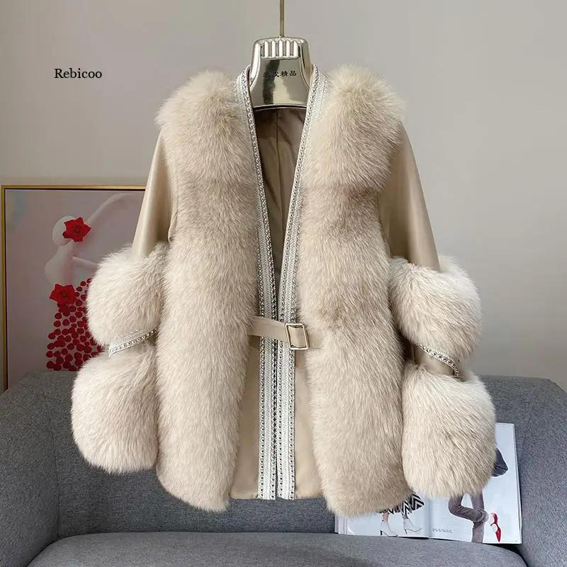 Faux fur New Autumn Winter Fur Coat Women Clothes High Quality overcoat Thicken Warm Long Coats Female
Faux fur New Autumn Winter Fur Coat Women Clothes High Quality overcoat Thicken Warm Long Coats Female