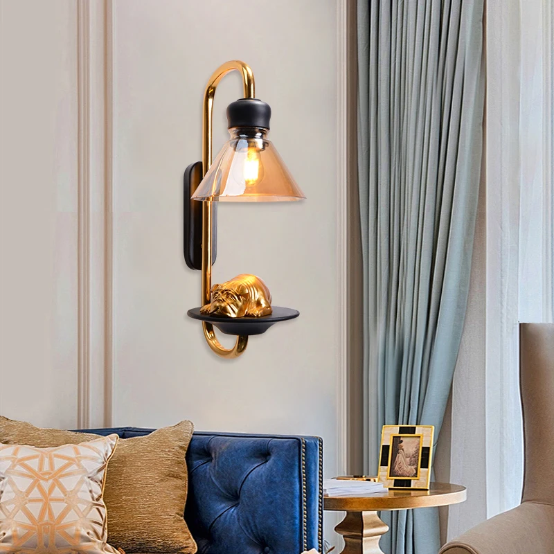 Industrial Style Retro Nostalgic Puppy Wall Lamp Living Room Individual Creative Lamps Corridor Background Wall
Industrial Style Retro Nostalgic Puppy Wall Lamp Living Room Individual Creative Lamps Corridor Background Wall