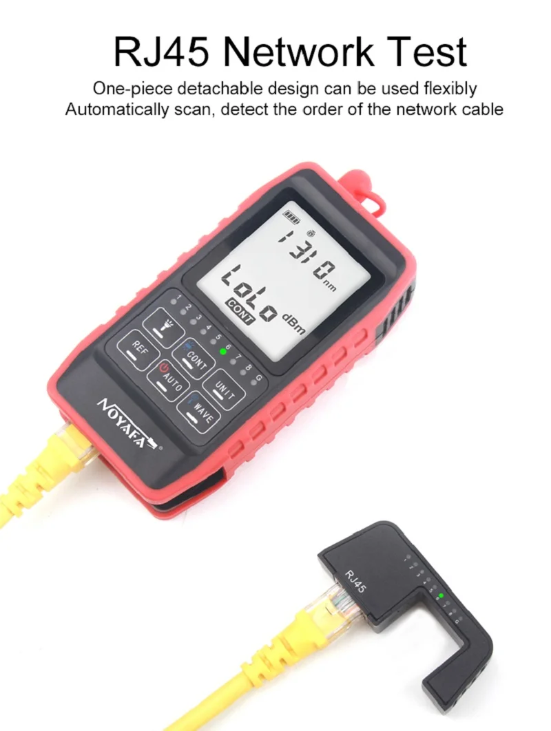 НОВЫЙ NOYAFA NF-908 Многофункциональный мини-измеритель оптической мощности Визуальный локатор неисправностей Тест сетевого кабеля Тестер оптического волокна
НОВЫЙ NOYAFA NF-908 Многофункциональный мини-измеритель оптической мощности Визуальный локатор неисправностей Тест сетевого кабеля Тестер оптического волокна