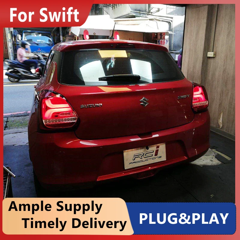 Car LED Tail Light Taillight For Suzuki Swift 2017 2018 2019 Rear Fog Lamp + Brake Light + Reverse + Dynamic Turn Signal
Car LED Tail Light Taillight For Suzuki Swift 2017 2018 2019 Rear Fog Lamp + Brake Light + Reverse + Dynamic Turn Signal