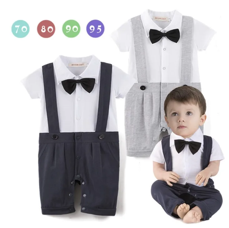 Summer New Arrival Cool Boy Brace Romper/Short Sleeves Necktie Baby Boy's Jumpsuits/Kids Clothes 3213
Summer New Arrival Cool Boy Brace Romper/Short Sleeves Necktie Baby Boy's Jumpsuits/Kids Clothes 3213