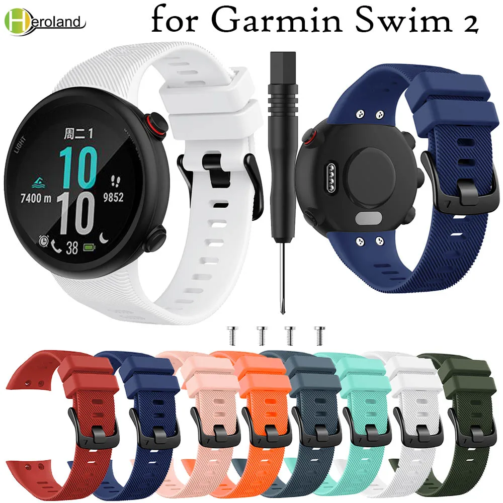 Сменный ремешок для часов Garmin Swim 2 / Forerunner 45, Мягкие силиконовые Умные браслеты , браслет Correa + инструмент, ремешок на запястье
Сменный ремешок для часов Garmin Swim 2 / Forerunner 45, Мягкие силиконовые Умные браслеты , браслет Correa + инструмент, ремешок на запястье