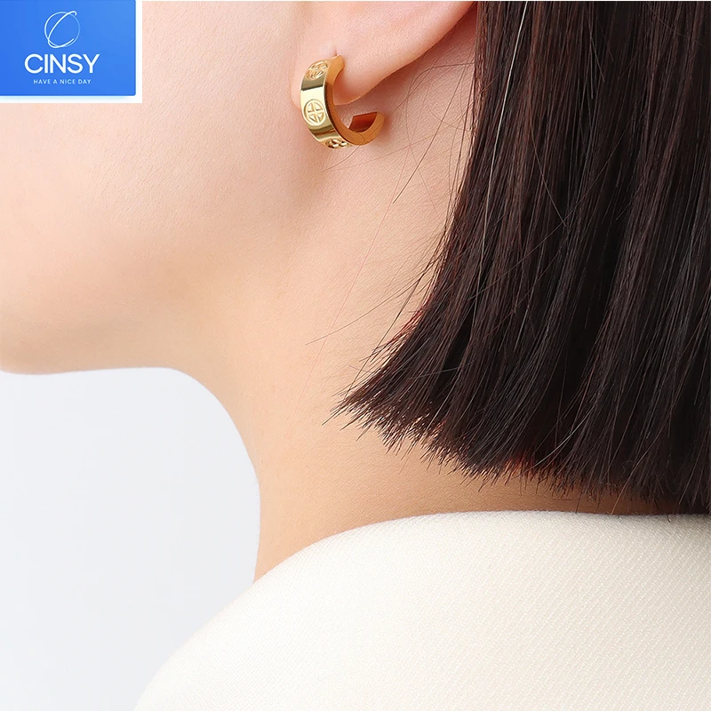 CINSY Jewelry Stainless Steel Earrings Kolczyki Brincos Piercing Christmas Aretes Earrings For Women Pendientes Mujer Earrings
CINSY Jewelry Stainless Steel Earrings Kolczyki Brincos Piercing Christmas Aretes Earrings For Women Pendientes Mujer Earrings