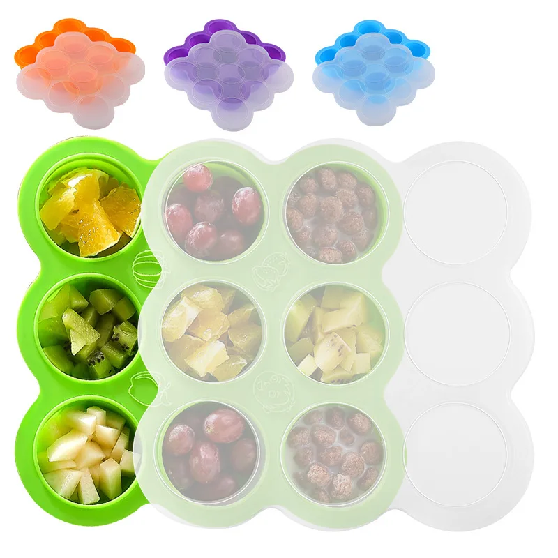 9 Grid Silicone Infant Food Storage Box Baby Fruit Breast Milk Freezer Ice Cube Mold Ice Maker Container Children Cake Mould
9 Grid Silicone Infant Food Storage Box Baby Fruit Breast Milk Freezer Ice Cube Mold Ice Maker Container Children Cake Mould