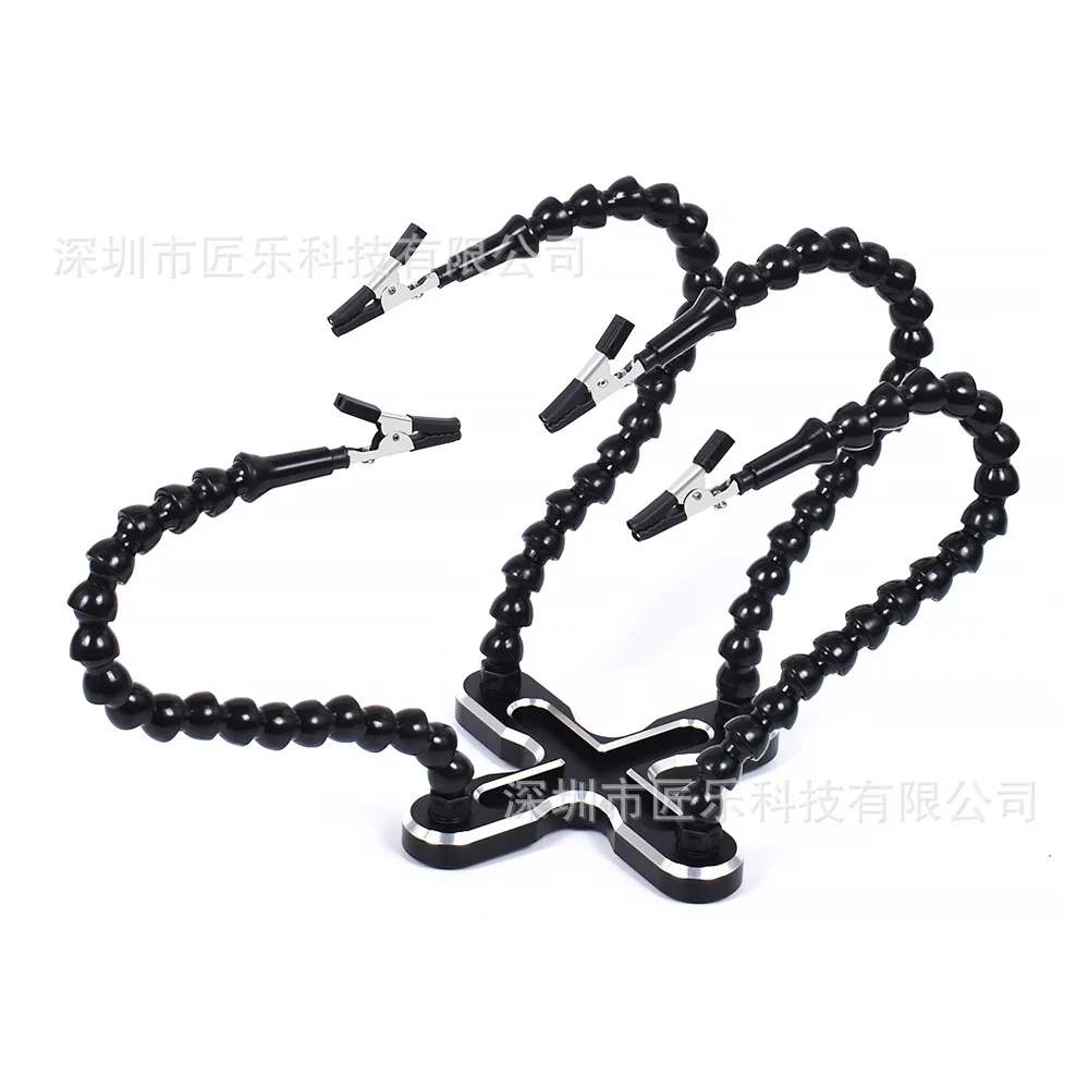 Model Aircraft Universal Arm Four-claw Multi-function Aluminum Alloy Welding Station Model Aircraft Accessories XT60 flight Cont
Model Aircraft Universal Arm Four-claw Multi-function Aluminum Alloy Welding Station Model Aircraft Accessories XT60 flight Cont