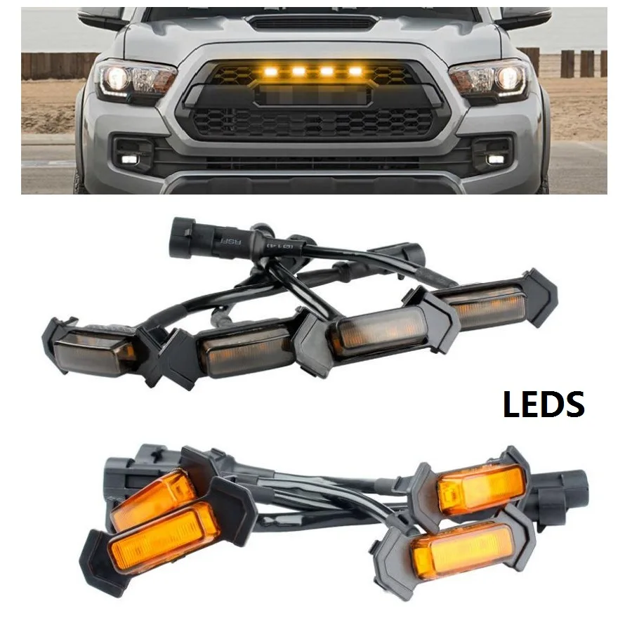 Auto Led Grill Grills Leds Fit for Toyota Tacoma 2008-2020 Ember Grill Lights Car Styling
Auto Led Grill Grills Leds Fit for Toyota Tacoma 2008-2020 Ember Grill Lights Car Styling