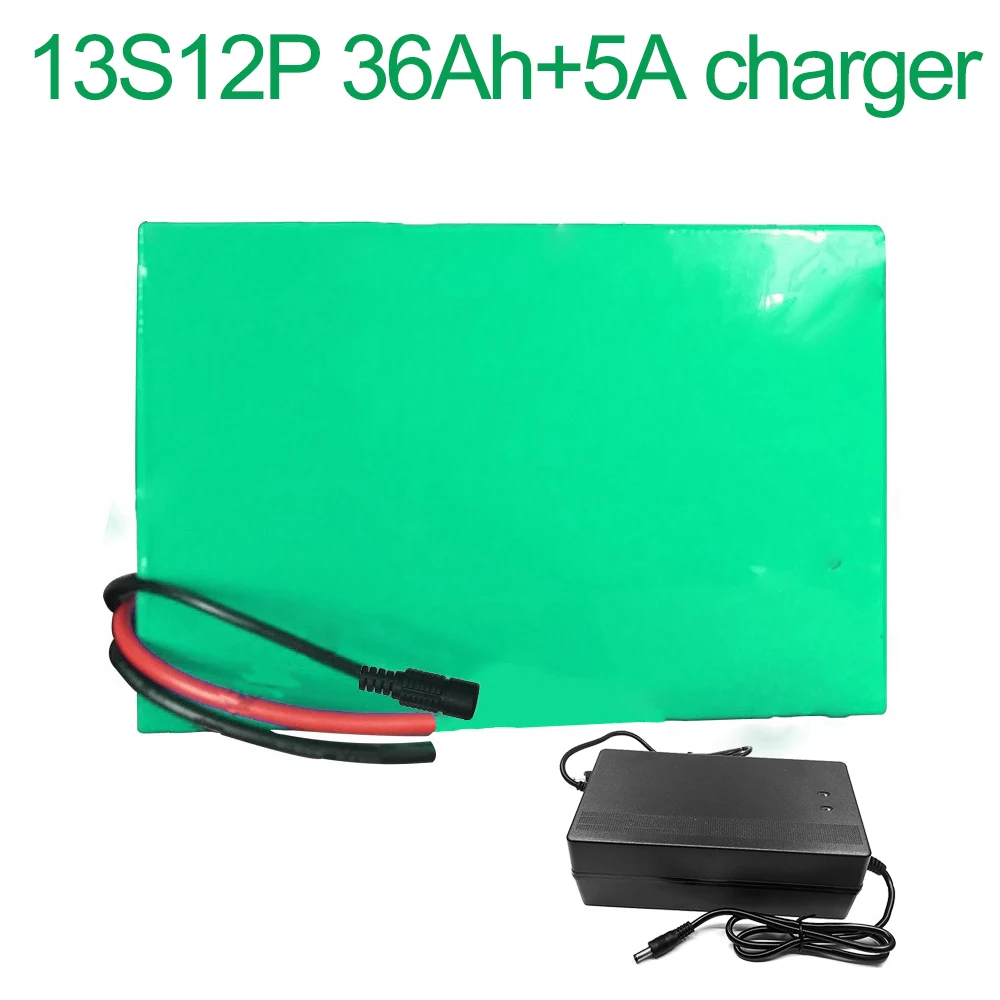 With 5A charger 48V 36Ah 13S12P 18650 Li-ion Battery Pack E-Bike Ebike electric bicycle 250x225x70mm
With 5A charger 48V 36Ah 13S12P 18650 Li-ion Battery Pack E-Bike Ebike electric bicycle 250x225x70mm
