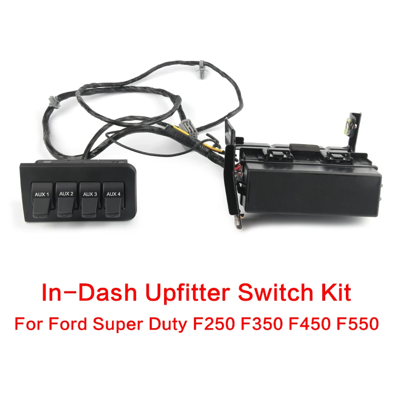 In-Dash Upfitter вспомогательный кластер регулятор напряжения переключатель провода жгута перемычка для проводки комплект для Ford F250 F350 F450 F550 2011
In-Dash Upfitter вспомогательный кластер регулятор напряжения переключатель провода жгута перемычка для проводки комплект для Ford F250 F350 F450 F550 2011