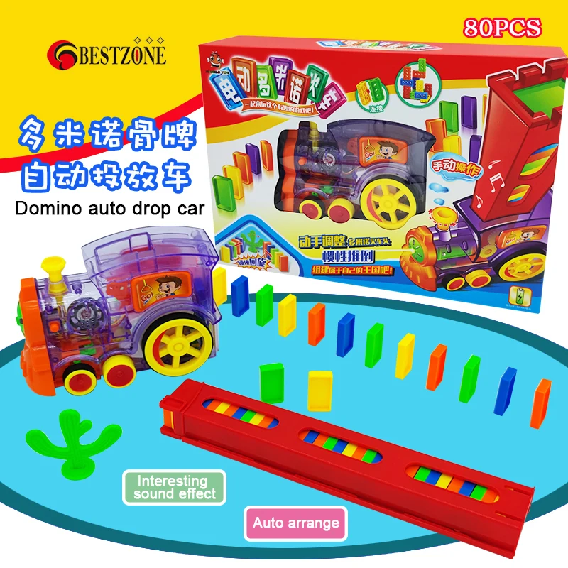 Kids Domino Auto Drop Car Train Sound Light Automatic Laying Brick Colorful Dominoes Blocks Game Educational DIY Toy Gift
Kids Domino Auto Drop Car Train Sound Light Automatic Laying Brick Colorful Dominoes Blocks Game Educational DIY Toy Gift