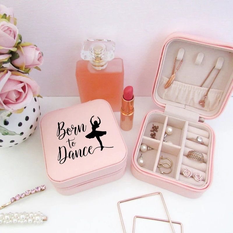 Born To Dance Jewelry Display Box Packaging Earring Necklace Holder Organizer Ballet Girls Travel Portable Teacher Student Gift
Born To Dance Jewelry Display Box Packaging Earring Necklace Holder Organizer Ballet Girls Travel Portable Teacher Student Gift
