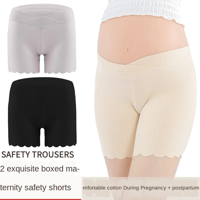 2 PCS Pregnant Women's Safety Pants Leggings Cotton Underwear Large Size Thin Anti-wear Underwear Low Waist Four-legged Pants
2 PCS Pregnant Women's Safety Pants Leggings Cotton Underwear Large Size Thin Anti-wear Underwear Low Waist Four-legged Pants