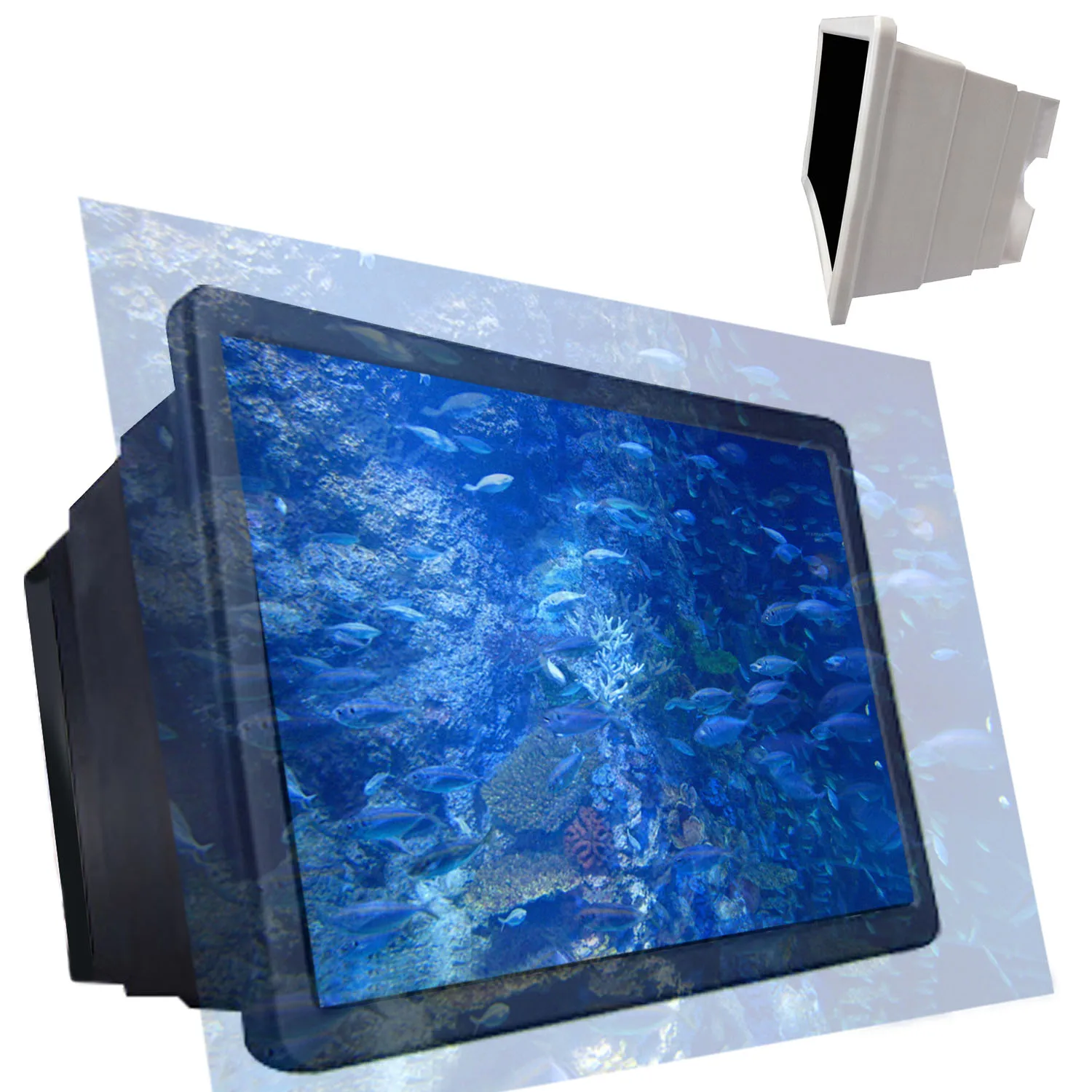 Besegad Universal Cell Phone Smartphone Stand Holder Screen Enlarger Magnifying Magnifier for 3D Movie Video Display Projector
Besegad Universal Cell Phone Smartphone Stand Holder Screen Enlarger Magnifying Magnifier for 3D Movie Video Display Projector