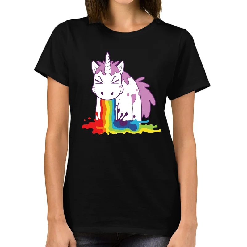 Unicorn Tshirt Women Rainbow Horse Print Cute Cartoon Female T-shirts Summer Short Sleeve Tops Tee Funny Gifts For Girls
Unicorn Tshirt Women Rainbow Horse Print Cute Cartoon Female T-shirts Summer Short Sleeve Tops Tee Funny Gifts For Girls