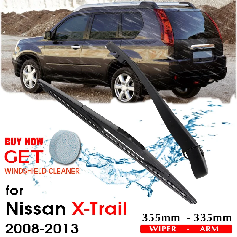 Car Wiper Blade Rear Back Window Windscreen Windshield Wipers Auto Accessories For Nissan X-Trail Hatchback 355mm 2008-2013
Car Wiper Blade Rear Back Window Windscreen Windshield Wipers Auto Accessories For Nissan X-Trail Hatchback 355mm 2008-2013