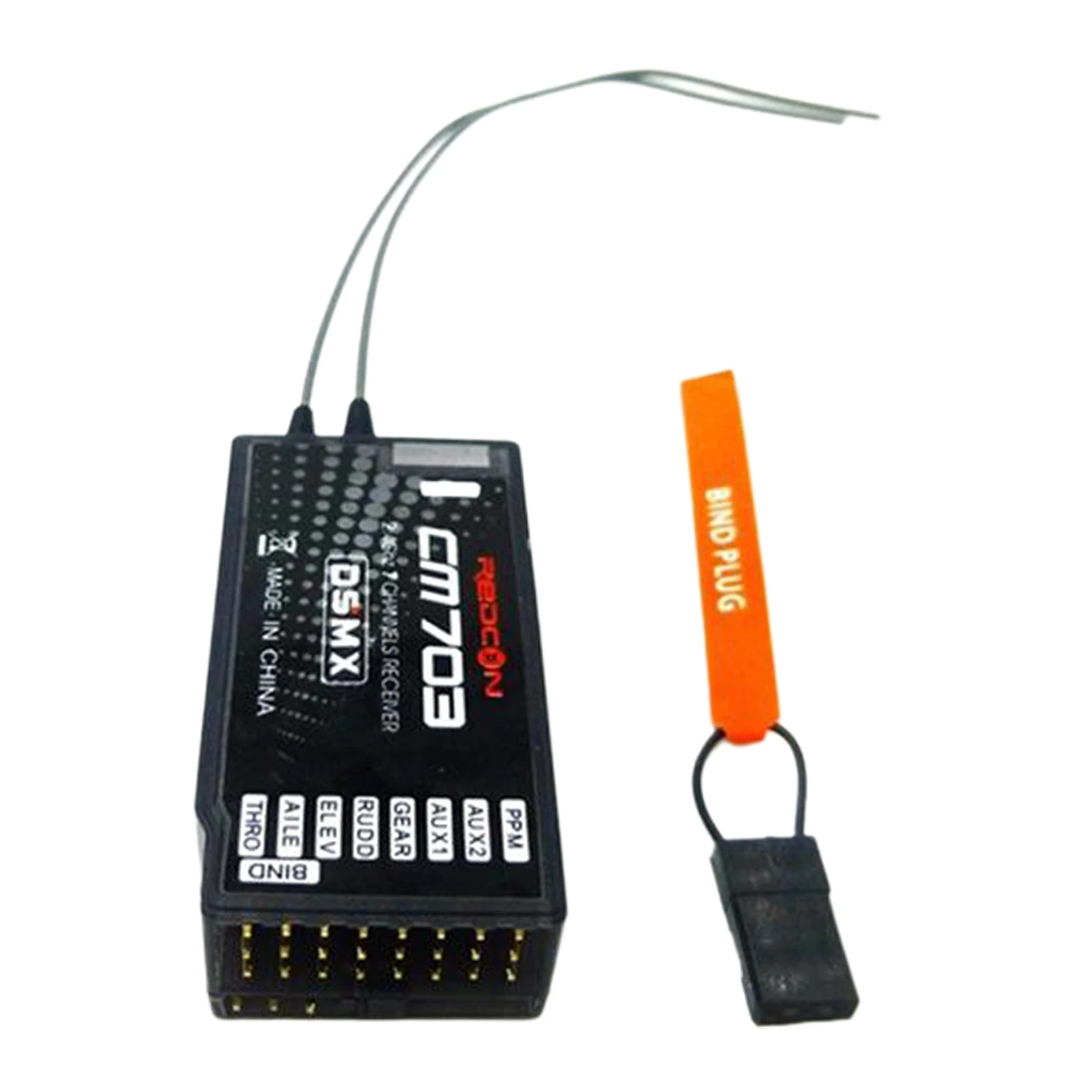 CM703 2.4GHz 7 Channel DSM2/DSMX Transmitter Receiver PPM Output Compatible for JR DSM-2/DSM-X DX9
CM703 2.4GHz 7 Channel DSM2/DSMX Transmitter Receiver PPM Output Compatible for JR DSM-2/DSM-X DX9