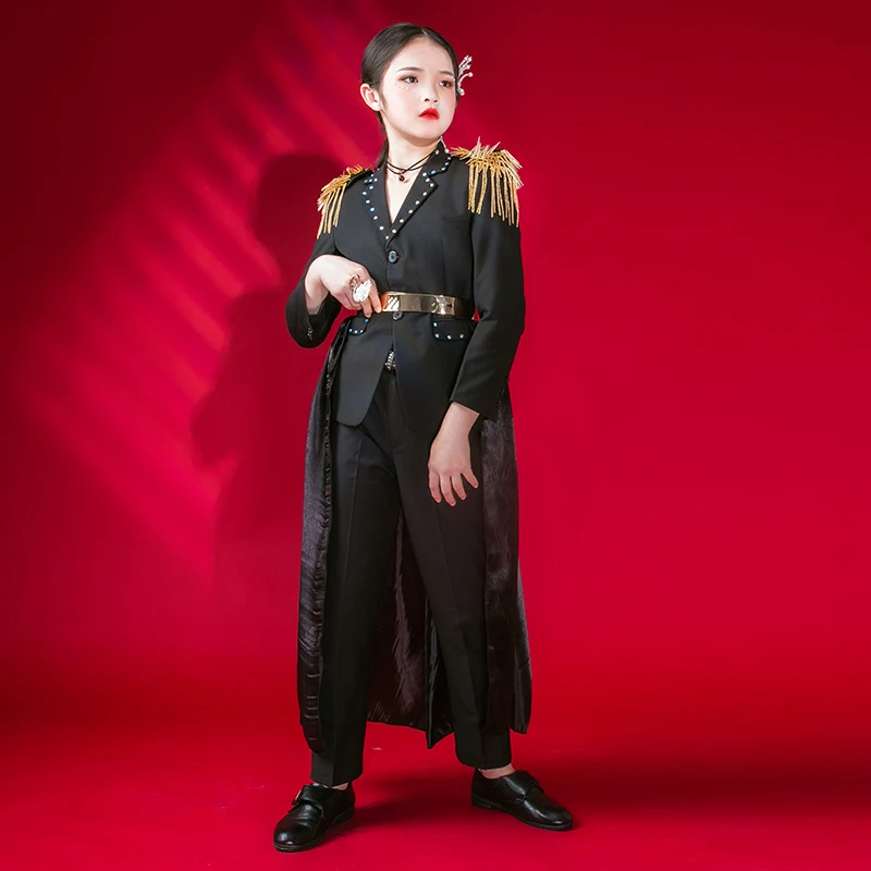 Kids Catwalk Wear Girls Jazz Dance Costume Stage Show Performance Costume Rave Outfit Hip Hop Dance Festival Clothing XS2580
Kids Catwalk Wear Girls Jazz Dance Costume Stage Show Performance Costume Rave Outfit Hip Hop Dance Festival Clothing XS2580