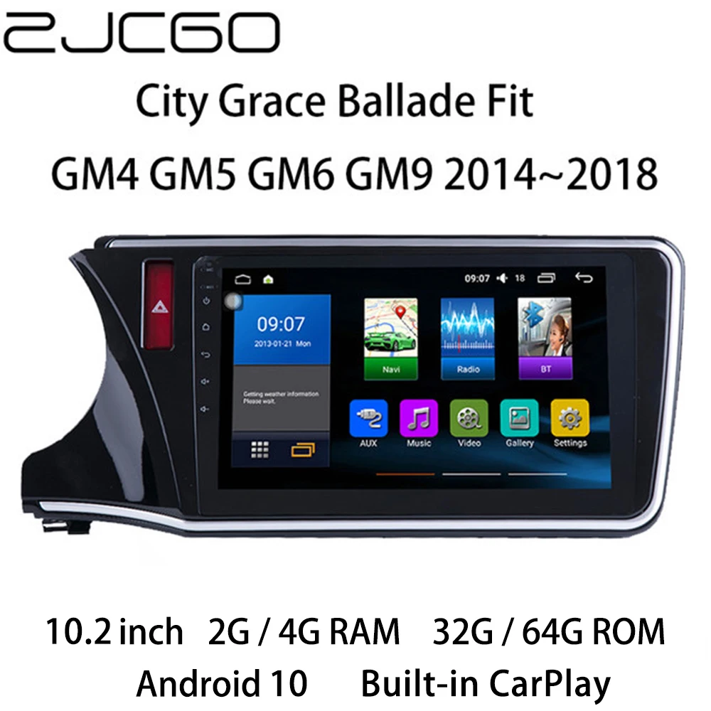Car Multimedia Player Stereo GPS DVD Radio Navigation NAVI Android Screen Monitor for Honda City Grace Ballade Fit GM4 GM5 GM6
Car Multimedia Player Stereo GPS DVD Radio Navigation NAVI Android Screen Monitor for Honda City Grace Ballade Fit GM4 GM5 GM6