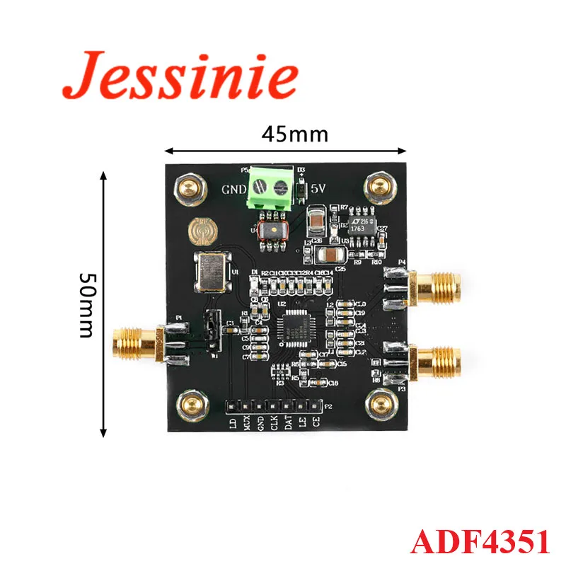 ADF4351 Phase-Locked Loop Module Broadband 35M-4.4GHz RF Signal Source Frequency Synthesizer Function Demo Board
ADF4351 Phase-Locked Loop Module Broadband 35M-4.4GHz RF Signal Source Frequency Synthesizer Function Demo Board