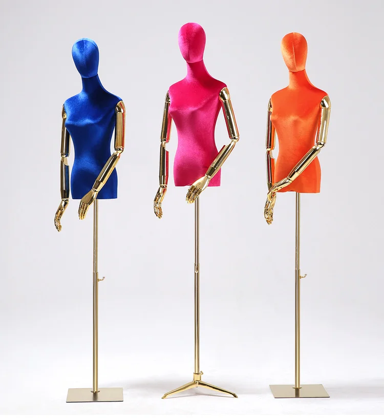 High End Model Female Half Body Velvet Electroplating Hand Mannequin Full Body Manikin On Sale
High End Model Female Half Body Velvet Electroplating Hand Mannequin Full Body Manikin On Sale