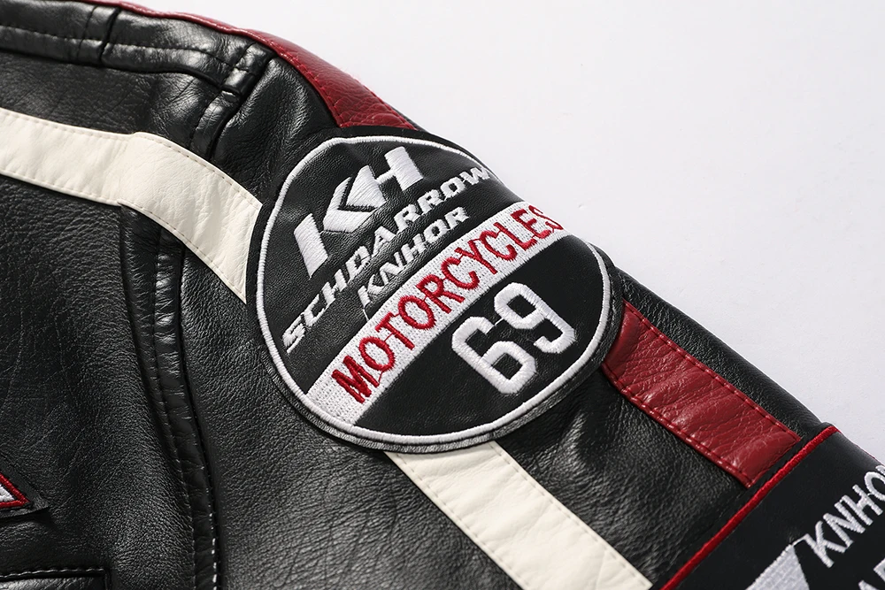 Mens Vintage Motorcycle Jacket 2024 Men Fashion New Biker Leather Jacket Male Embroidery Bomber Coat Winter Fleece Pu Overcoat 114 H30940a0cebe645fa9d6685ce459256c4m
