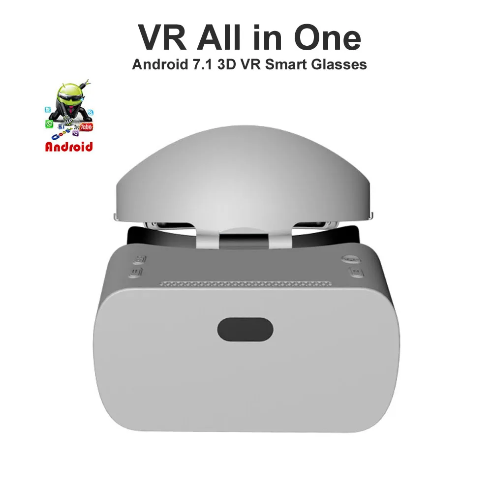 3D VR Glasses VR All In One 2K HD WIFI 3D Smart Glasses Android 7.1 Virtual Reality Glasses Immersive VR integrated machine
3D VR Glasses VR All In One 2K HD WIFI 3D Smart Glasses Android 7.1 Virtual Reality Glasses Immersive VR integrated machine