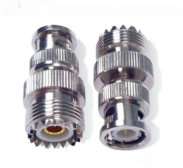 2 шт. UHF SO239 PL-259 BNC Переходник штекер к UHF Женский коаксиальный разъем адаптера
2 шт. UHF SO239 PL-259 BNC Переходник штекер к UHF Женский коаксиальный разъем адаптера