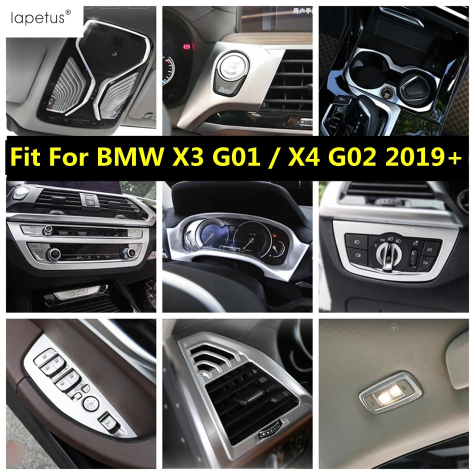 Water Cup Gear Shift Head Light AC Air Reading Lamp Cover Trim Interior For BMW X3 G01 2018 - 2023 X4 G02 2019 -2023 Accessories
Water Cup Gear Shift Head Light AC Air Reading Lamp Cover Trim Interior For BMW X3 G01 2018 - 2023 X4 G02 2019 -2023 Accessories