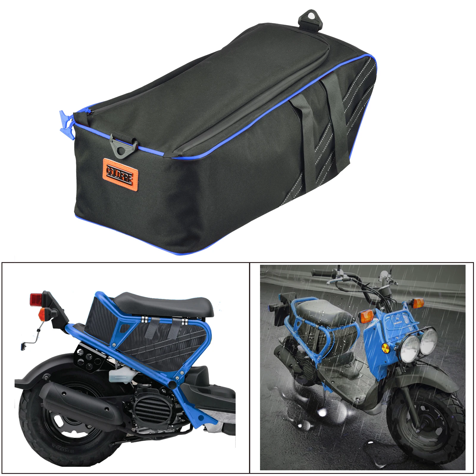 Motorcycle Scooter Waterproof Under Seat Storage Bag with Shoulder Strap For Ruckus Accessories (AKA Zoomer) NPS50 2010 -2020
Motorcycle Scooter Waterproof Under Seat Storage Bag with Shoulder Strap For Ruckus Accessories (AKA Zoomer) NPS50 2010 -2020