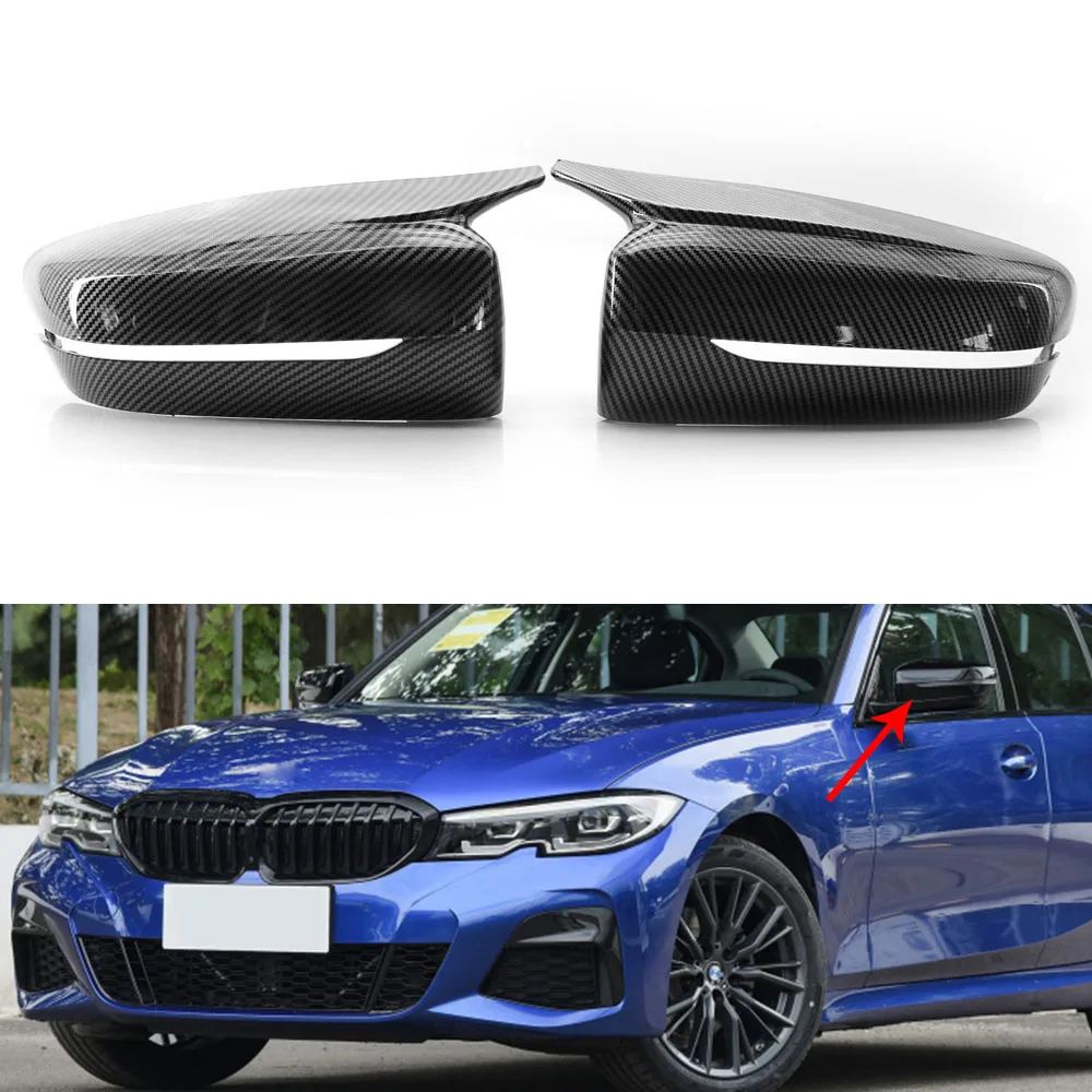 For BMW G20 3 Series 2019-2020 Door Rearview Mirror Cover Cap Carbon Fiber Style
For BMW G20 3 Series 2019-2020 Door Rearview Mirror Cover Cap Carbon Fiber Style