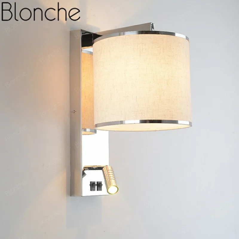 Modern Wall Lamp Metal Fabric Wall Light Fixtures for Bedroom Bedside Lamp Corridor Wall Sconces with Button Art Home Decor E27
Modern Wall Lamp Metal Fabric Wall Light Fixtures for Bedroom Bedside Lamp Corridor Wall Sconces with Button Art Home Decor E27