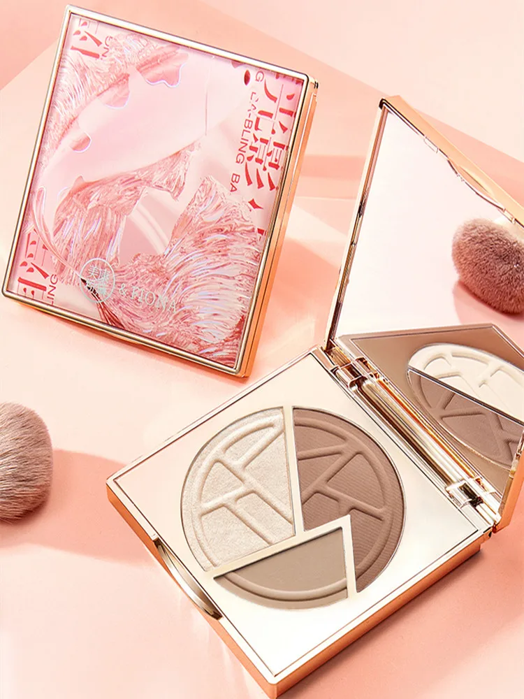 CX Meikang Pink Three-Color Contour Compact Highlight Glitter Face Brightening
CX Meikang Pink Three-Color Contour Compact Highlight Glitter Face Brightening