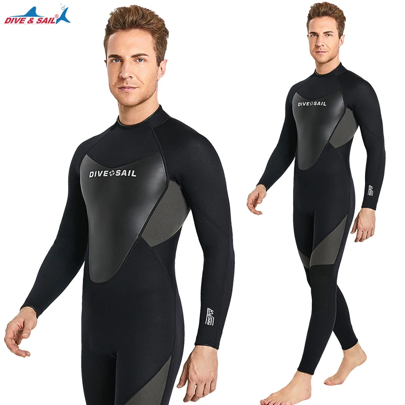 Dive & Sail Euro Size 3MM Diving suit Dve Equipment Water Sports Wet Jump Suits Swimwear Wetsuit Winter Women/Men Long Sleeve
Dive & Sail Euro Size 3MM Diving suit Dve Equipment Water Sports Wet Jump Suits Swimwear Wetsuit Winter Women/Men Long Sleeve