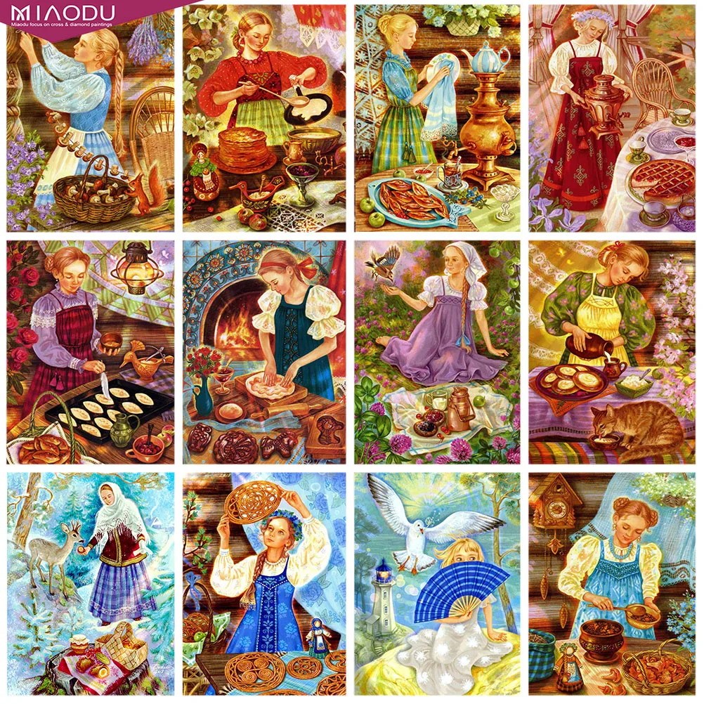 5D Diamond Painting Cartoon Farmer Idyllic Girl Diamond Embroidery Cross Stitch Kits Mosaic Drill Landscape Home Decor Gifts
5D Diamond Painting Cartoon Farmer Idyllic Girl Diamond Embroidery Cross Stitch Kits Mosaic Drill Landscape Home Decor Gifts