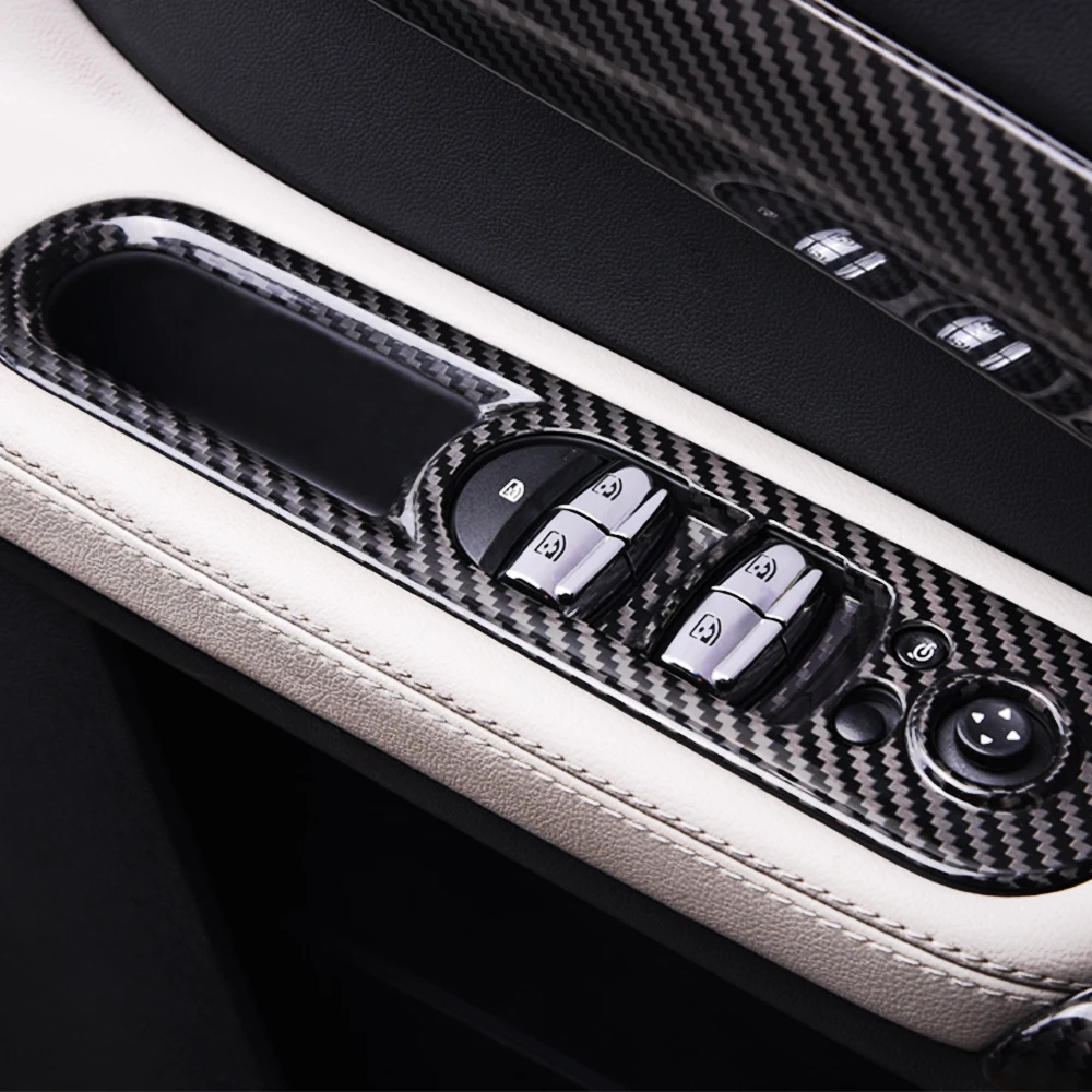 For MINI COOPER F54F55F56F60 Carbon Fiber Interior Modification Decoration Window Lifter Panel Cover Sticker
For MINI COOPER F54F55F56F60 Carbon Fiber Interior Modification Decoration Window Lifter Panel Cover Sticker