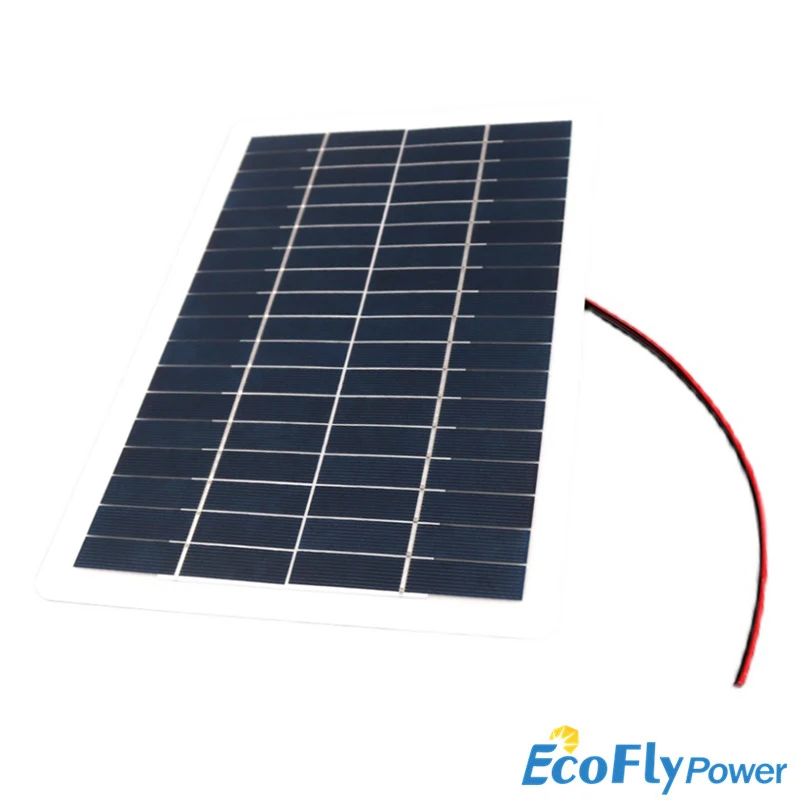 18V 7.5W Solar Panel DC 5.5*2.1 Port Solar Cell Charger 18650 Battery 3.7V 7.4V 11.1V for Solar Home System
18V 7.5W Solar Panel DC 5.5*2.1 Port Solar Cell Charger 18650 Battery 3.7V 7.4V 11.1V for Solar Home System