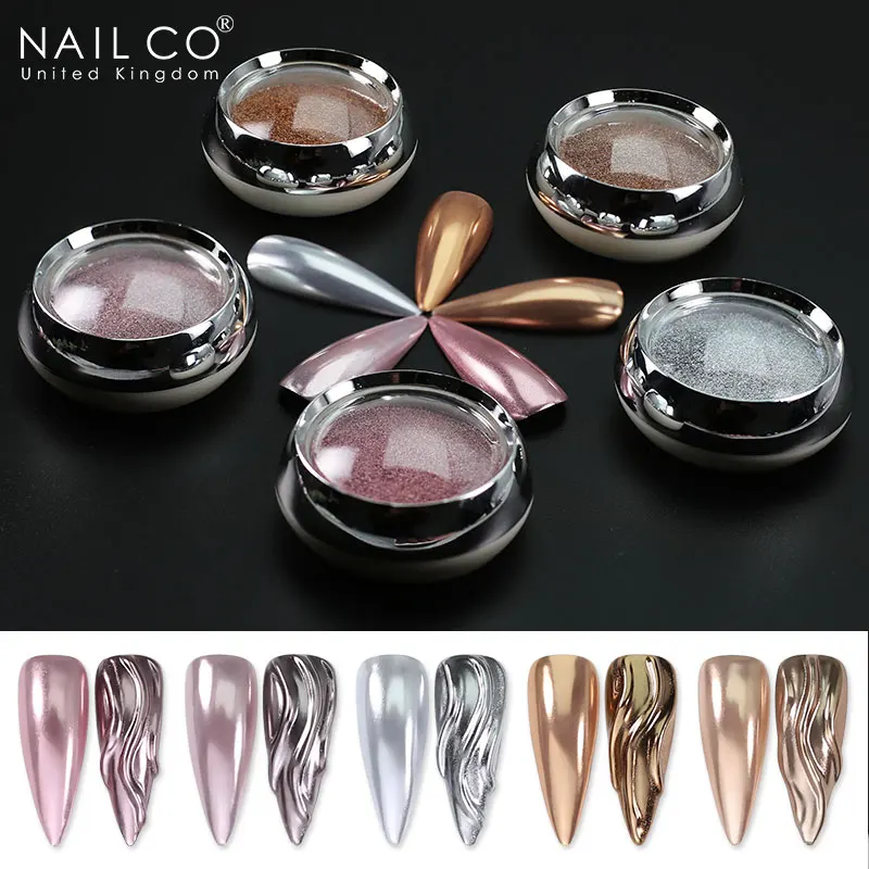 NAILCO New Arrivals Nail Glitter Powder 5 Colors Nail Art Decoration Colorful Pigment Dust Chrome Flakes Pigment Powder 1 Box
NAILCO New Arrivals Nail Glitter Powder 5 Colors Nail Art Decoration Colorful Pigment Dust Chrome Flakes Pigment Powder 1 Box