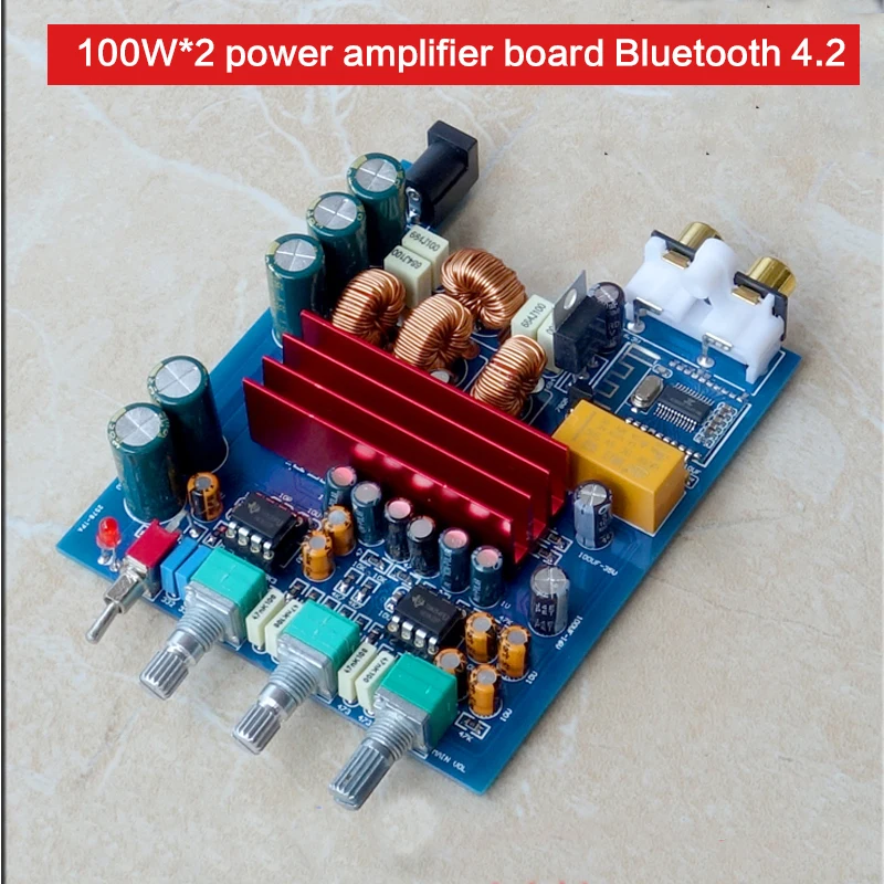 DC12-25V 100W * 2 плата цифрового усилителя мощности TPA3116D2, плата тонального усилителя мощности с предступенчатым 4,2 Bluetooth модулем
DC12-25V 100W * 2 плата цифрового усилителя мощности TPA3116D2, плата тонального усилителя мощности с предступенчатым 4,2 Bluetooth модулем