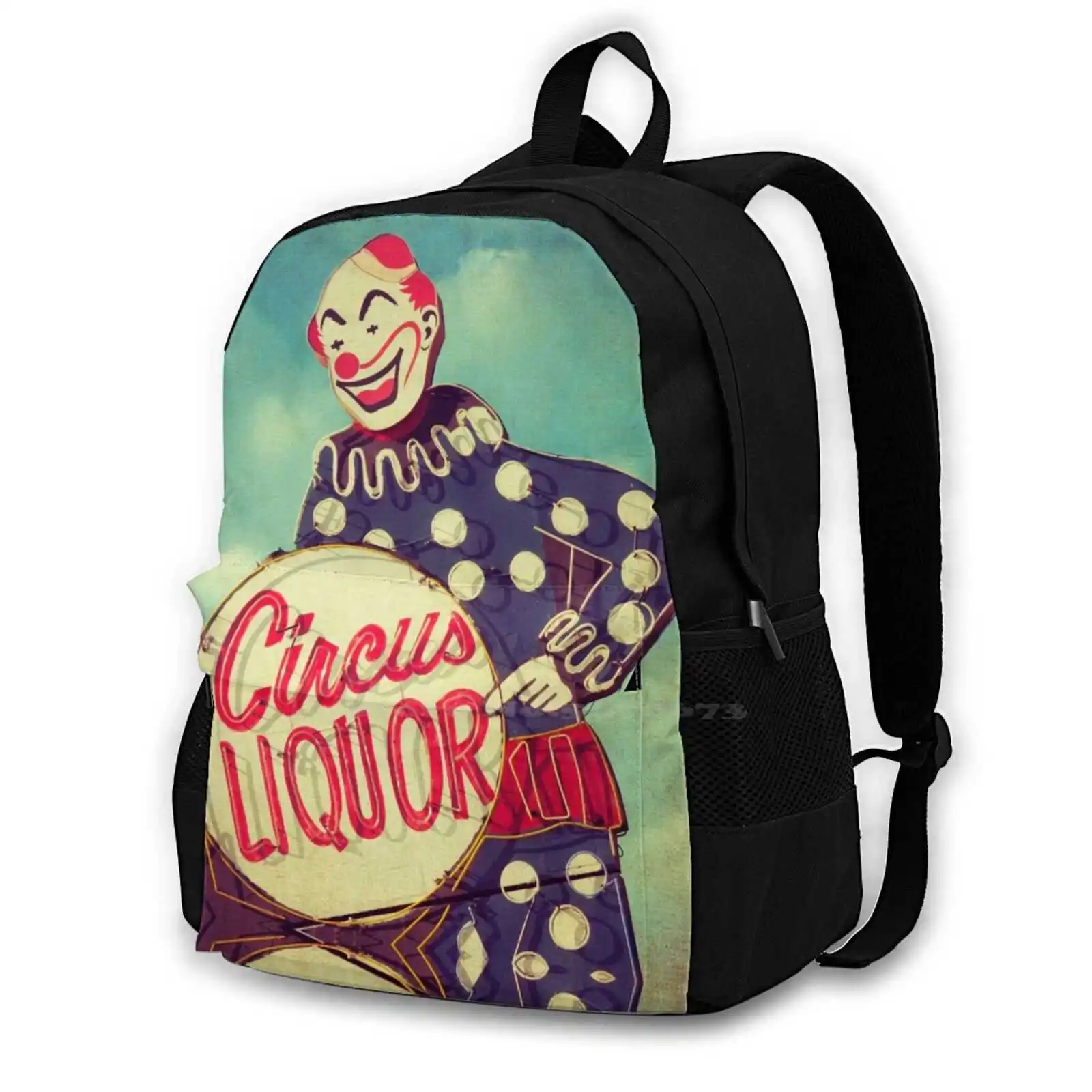 Circus Liquor School Bags Travel Laptop Backpack Circus Liquor Motel Vintage Neon Retro California Kitsch Signage Architecture
Circus Liquor School Bags Travel Laptop Backpack Circus Liquor Motel Vintage Neon Retro California Kitsch Signage Architecture