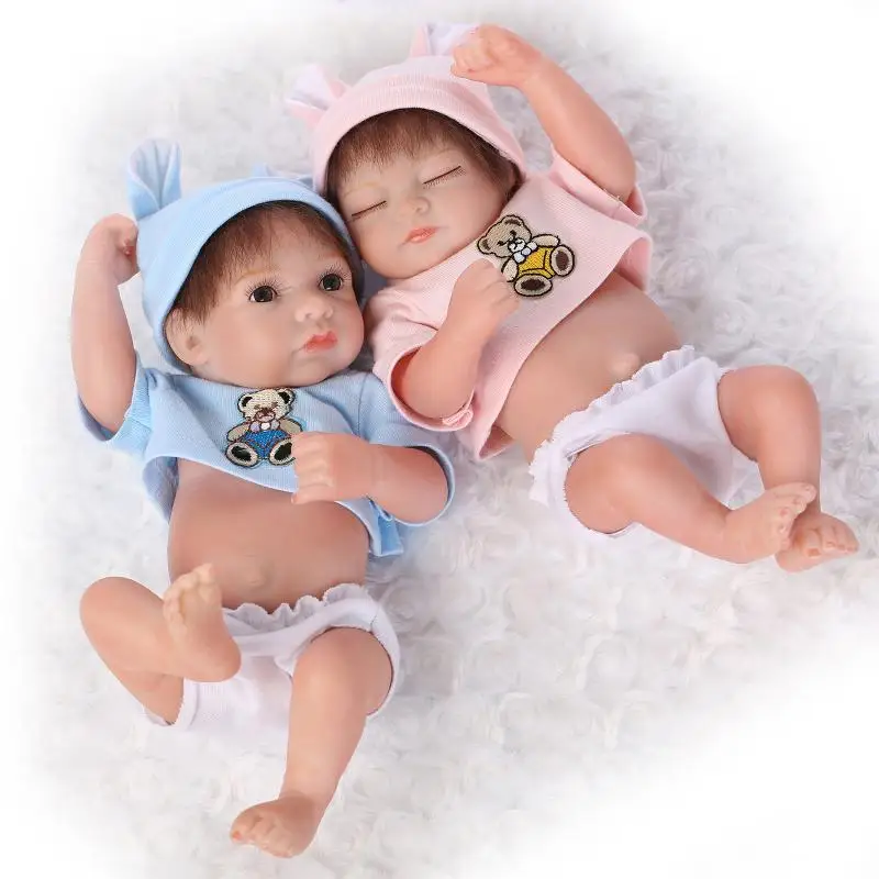 Cute 26CM Reborn Baby Doll High Simulation New Born Babies Boy and Girl Dolls Shower Lifelike Silicone Soft Toys for girls
Cute 26CM Reborn Baby Doll High Simulation New Born Babies Boy and Girl Dolls Shower Lifelike Silicone Soft Toys for girls
