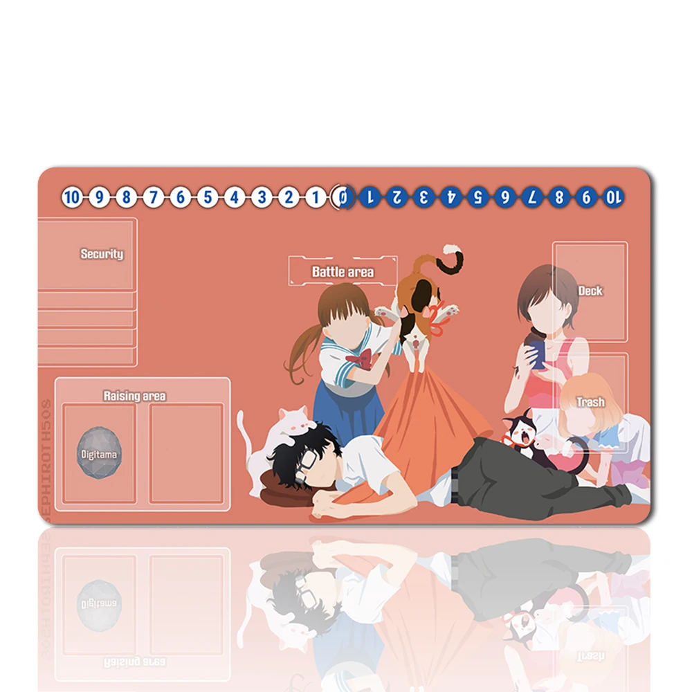 30119426 - Board Game DTCG Playmat Table Mat Size 60X35 cm Mousepad Play Mats Compatible for Digimon TCG CCG RPG 
30119426 - Board Game DTCG Playmat Table Mat Size 60X35 cm Mousepad Play Mats Compatible for Digimon TCG CCG RPG