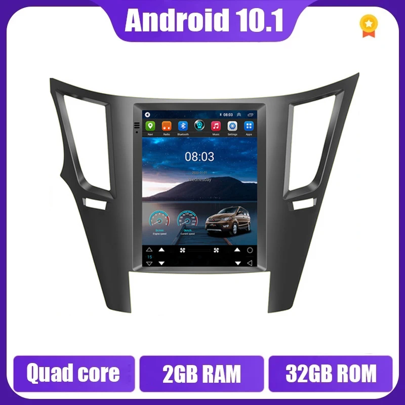 Android 11 9.7" Tesla Style Vertical Screen Car GPS Radio Audio Navigation Player for Subaru Outback Impreza Legacy 2009-2014
Android 11 9.7" Tesla Style Vertical Screen Car GPS Radio Audio Navigation Player for Subaru Outback Impreza Legacy 2009-2014