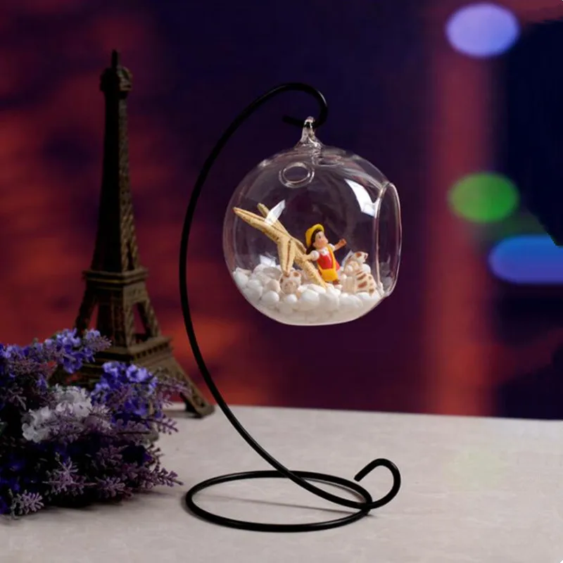 2sets/pack Diameter=10cm Transparent Glass Terrarium Vase Home Decorative Metal Stand Handmade Hydroponic Plant Hanging Gift
2sets/pack Diameter=10cm Transparent Glass Terrarium Vase Home Decorative Metal Stand Handmade Hydroponic Plant Hanging Gift